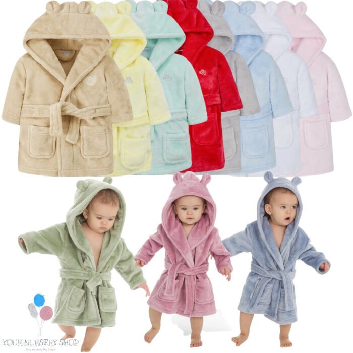 Hooded Dressing Gowns 0-24m - Image 1