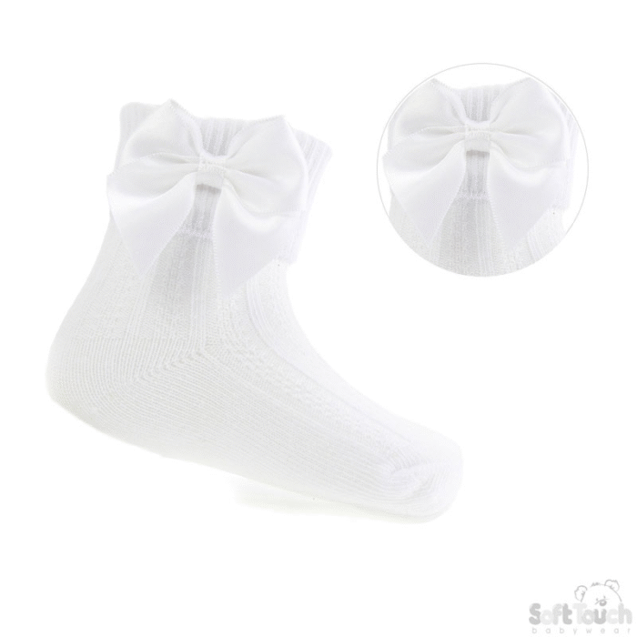 Bow Ankle Socks 0-24M - Soft Touch - Image 5