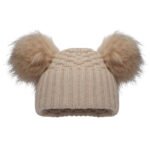 CHECKED HAT W/POM POMS (0-12M) - Soft Touch - Image 3