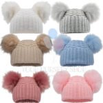 CHECKED HAT W/POM POMS (0-12M) - Soft Touch - Image 5