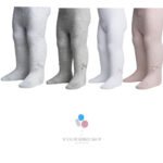 Piped Bow Diamond Knit Tights 0-12M - Image 6