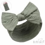 Baby Girls Cable Knit Headband 0-12m - Image 9
