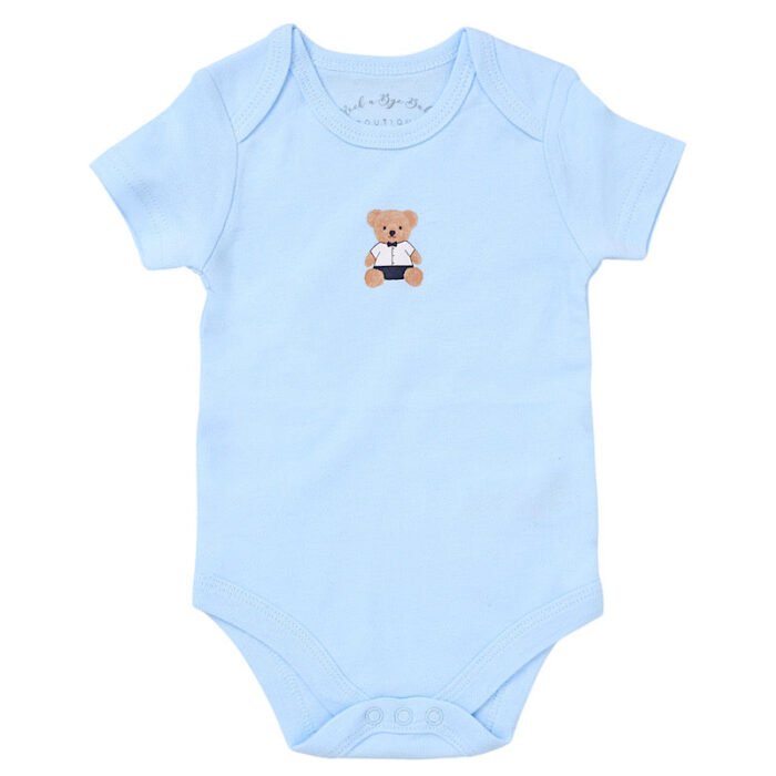 Babies Teddy Bear Print 5PC Gift Set NB-6M - Image 3