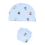 Babies Teddy Bear Print 5PC Gift Set NB-6M - Image 4