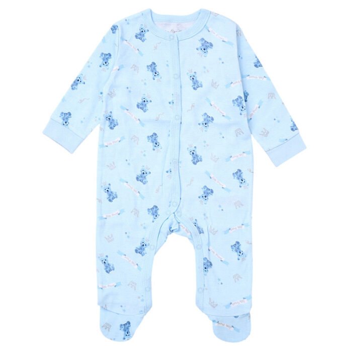 Babies Little Prince Bear Print 5PC Gift Set NB-6M - Image 3