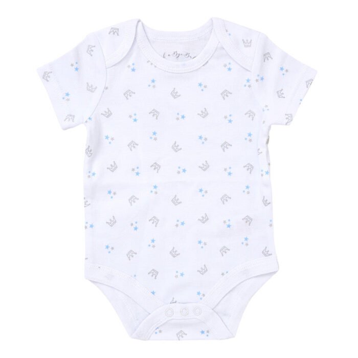 Babies Little Prince Bear Print 5PC Gift Set NB-6M - Image 5
