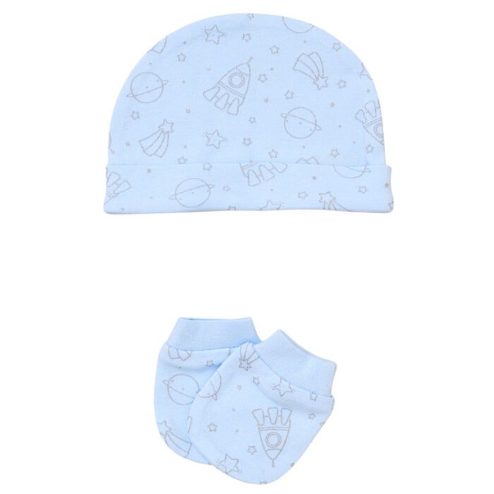 Babies Out Of This World Rocket Print 5PC Gift Set NB-6M - Image 2