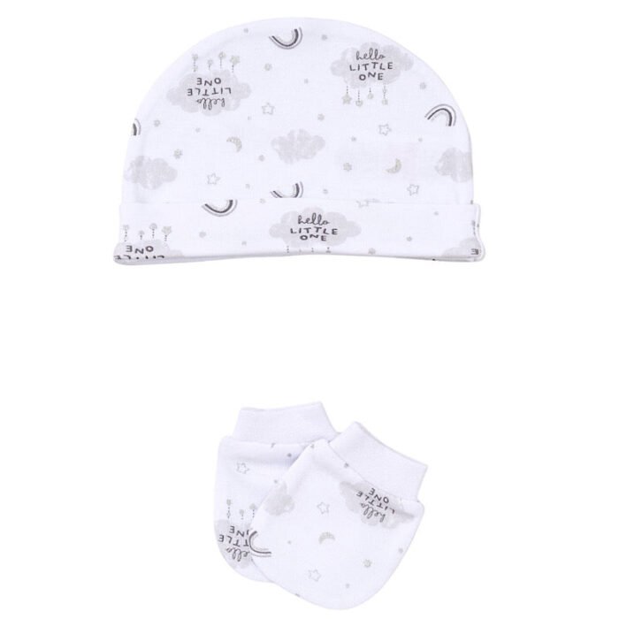 Babies Hello Little One Print 5PC Gift Set NB-6M - Image 4