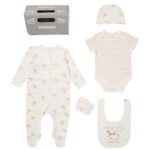 Babies Welcome Little One Print 5PC Gift Set NB-6M