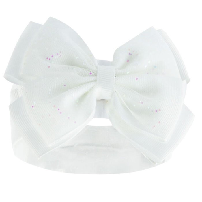 Baby Bow Glitter Headband NB-12m - Image 6