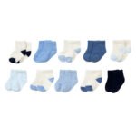 BABY 10 PACK RIBBED SOCKS (0-12 MONTHS) Boys/Girls - Image 2