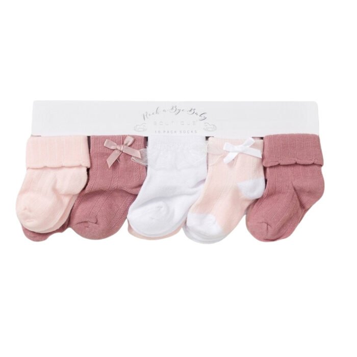 BABY 10 PACK RIBBED SOCKS (0-12 MONTHS) Boys/Girls - Image 5