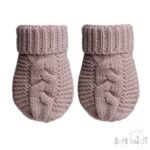 INFANTS (NB-12M) ACRYLIC CABLE KNIT MITTENS - Image 6