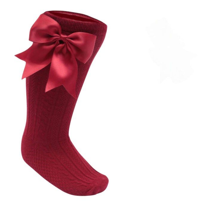Knee High Bow Socks 0-24M - Soft Touch - Image 4