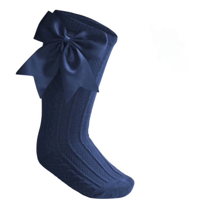 Knee High Bow Socks 0-24M - Soft Touch - Image 10