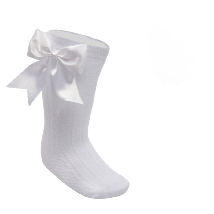 Knee High Bow Socks 0-24M - Soft Touch - Image 12