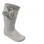 Knee High Pom Pom Socks 0-24M - Image 8