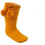 Knee High Pom Pom Socks 0-24M - Image 9