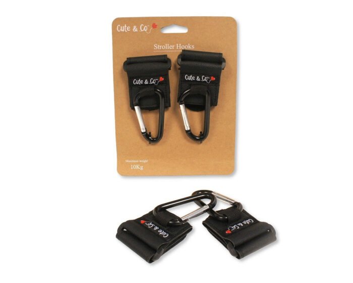 Baby Pushchair Carabiner Straps - 2-Pack - Image 1