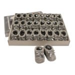 Knitted Baby Booties with Bow - Image 3