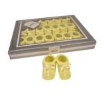 Knitted Baby Booties with Bow - Image 4