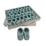 Knitted Baby Booties with Bow - Image 10