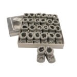 Knitted Tie-Up Baby Booties - Image 2