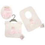 Baby Pop-Over Bibs with Lace - Little Prince - Image 3