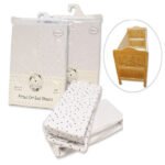 Cotton Cot-Bed Sheets - Fitted - 2 Pack - Image 2