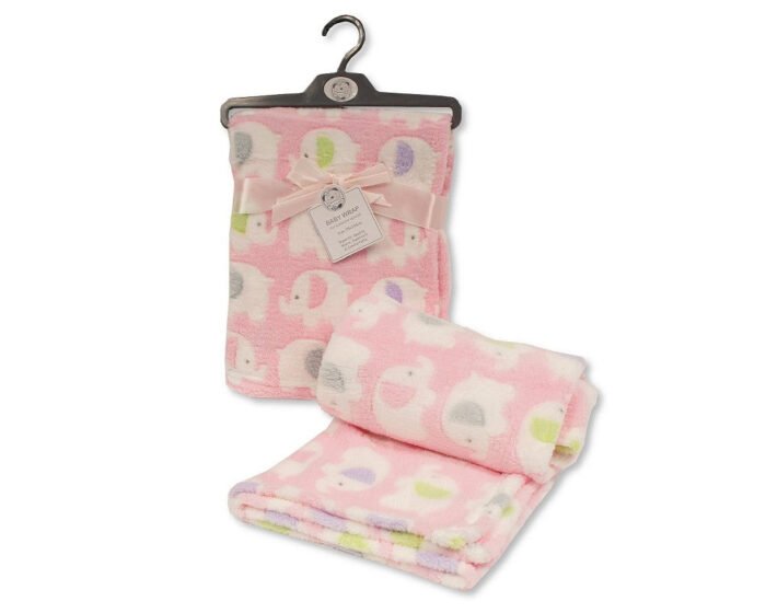 Baby Wrap - Elephant - Pink, Blue, Grey - Image 4