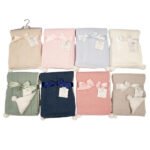 Baby Wrap with Pom-Pom Fleece Lined