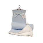 Baby Wrap with Pom-Pom Fleece Lined - Image 7