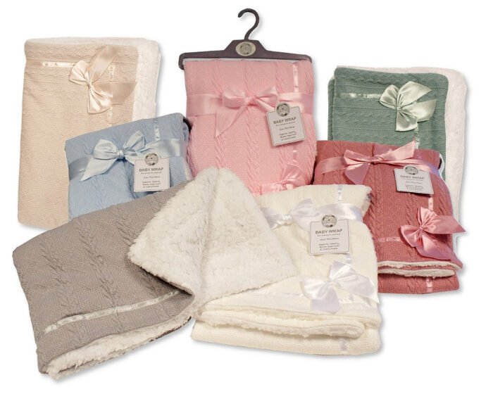 Baby Wrap with Bow and Lace - Image 9