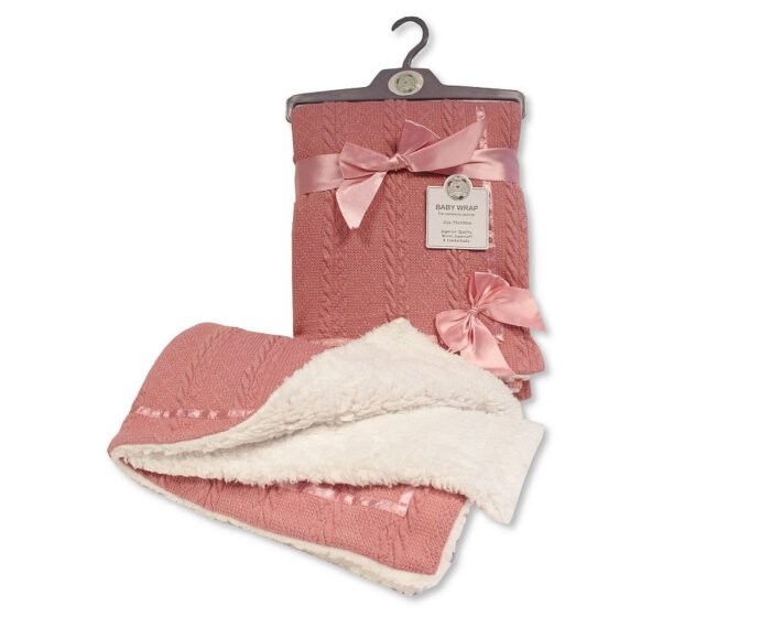 Baby Wrap with Bow and Lace - Image 2