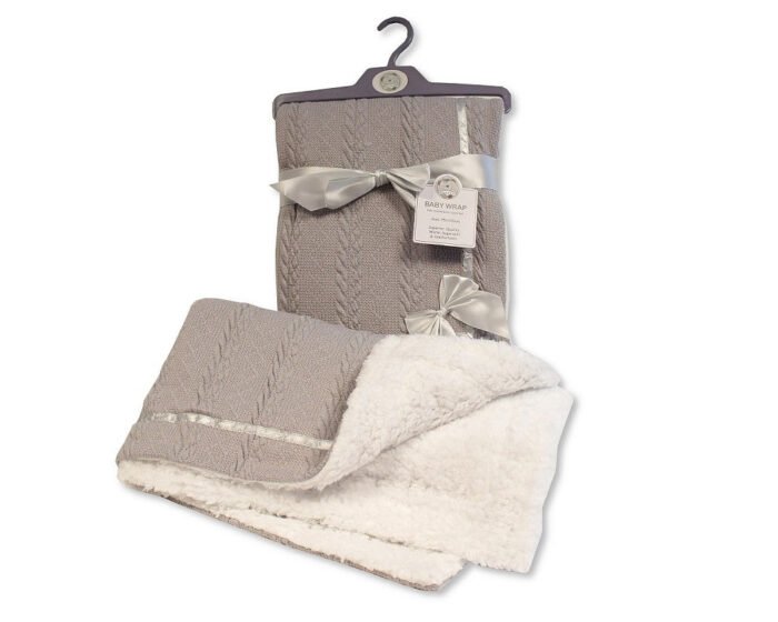 Baby Wrap with Bow and Lace - Image 3