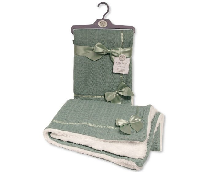 Baby Wrap with Bow and Lace - Image 4