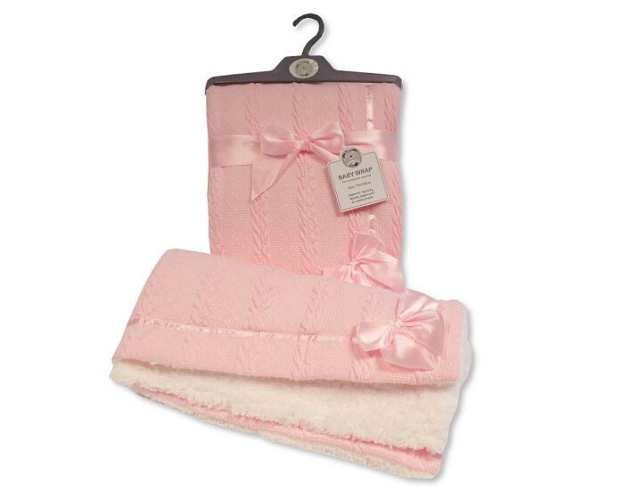 Baby Wrap with Bow and Lace - Image 5