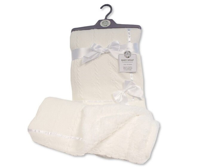 Baby Wrap with Bow and Lace - Image 8
