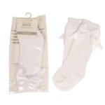Knee Length Baby Socks with Bow - Nursery Time - Image 3