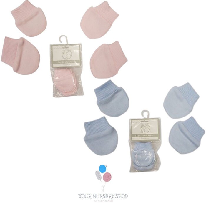 Baby Scratch Mittens Premature/Newborn - Image 1