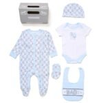 Baby Boys 6-Piece Mesh Bag Gift Set (NB–6 Months)