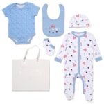 Baby Boys “Circus” 6-Piece Mesh Bag Gift Set (NB–6 Months)