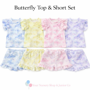 butterfly top and short set