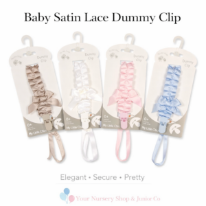 Baby Satin Lace Dummy Clip