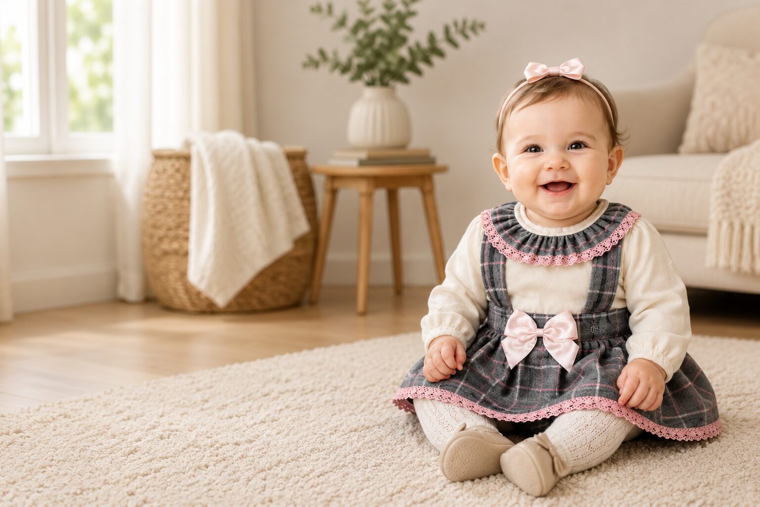 Baby Girls Clothing 13 Baby girl outfit, soft cotton, pastel