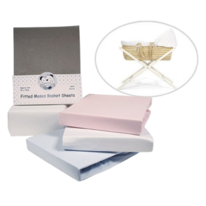 Moses Basket Cotton Sheets