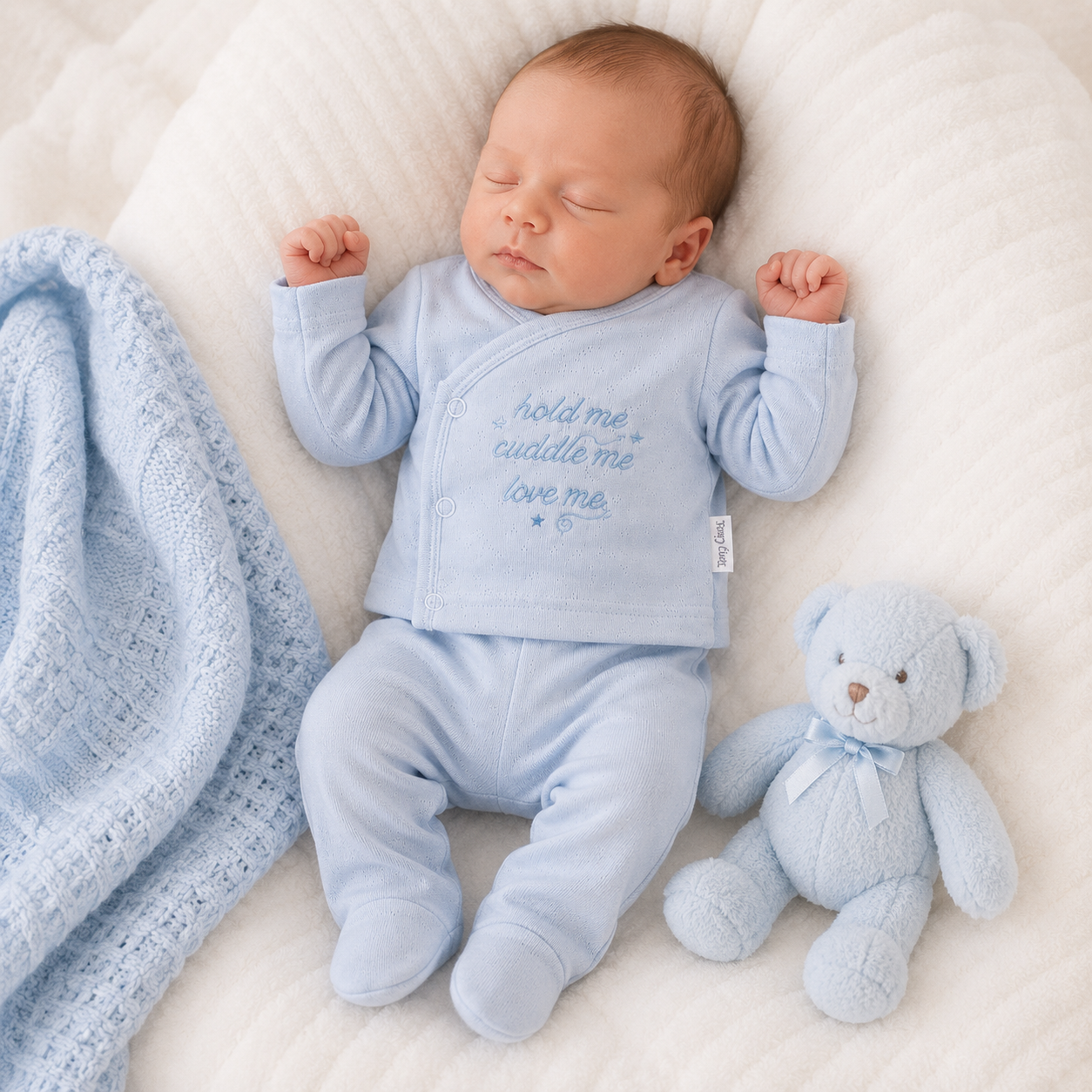 Premature Baby Boys 2 Pieces Set - Hold Me 1 Premature Baby Boys 2 Pieces Set