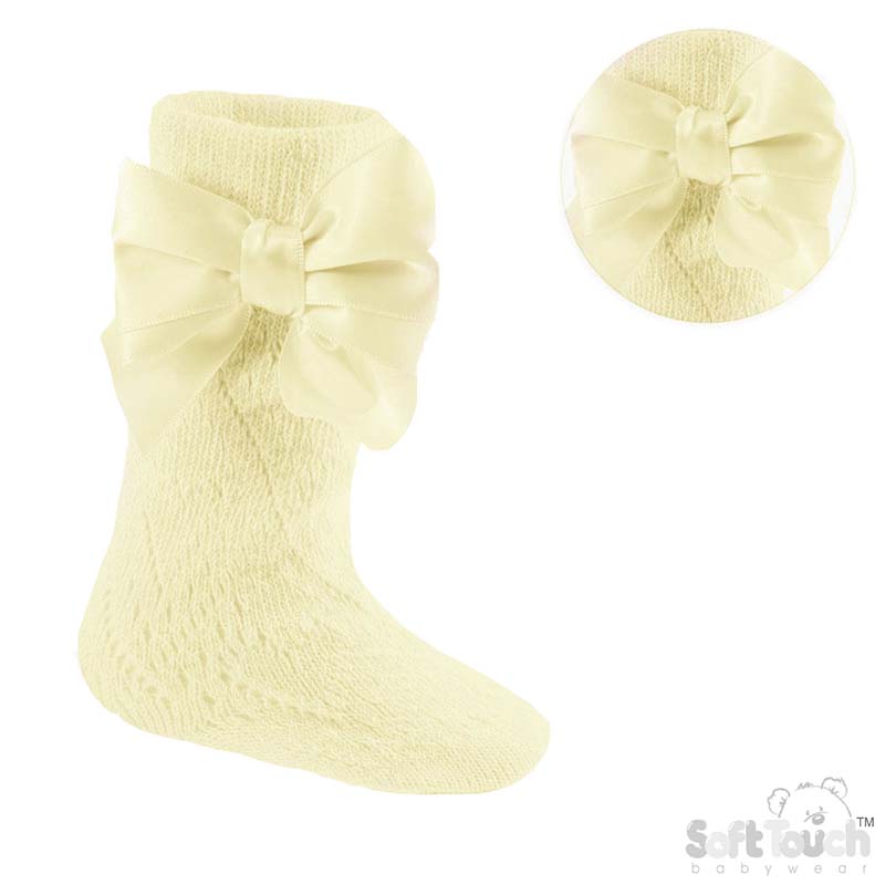 Pelerine Bow Socks 6 PS06-Lemon
