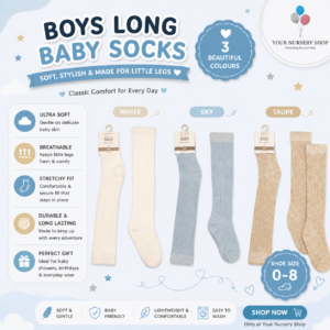 Baby 3/4 Length Socks