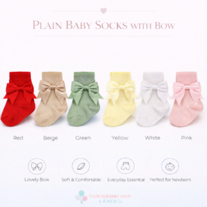 Baby Ankle Socks with Bow
